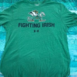 Men’s Under Armour Green Fighting Irish Tee
Large, worn once